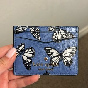 Kate Spade butterfly slim card holder